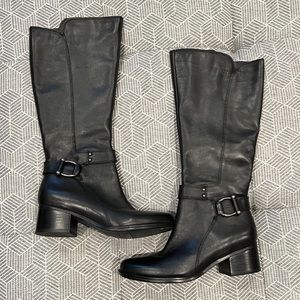 New! Naturalized Tall Riding Boots Black